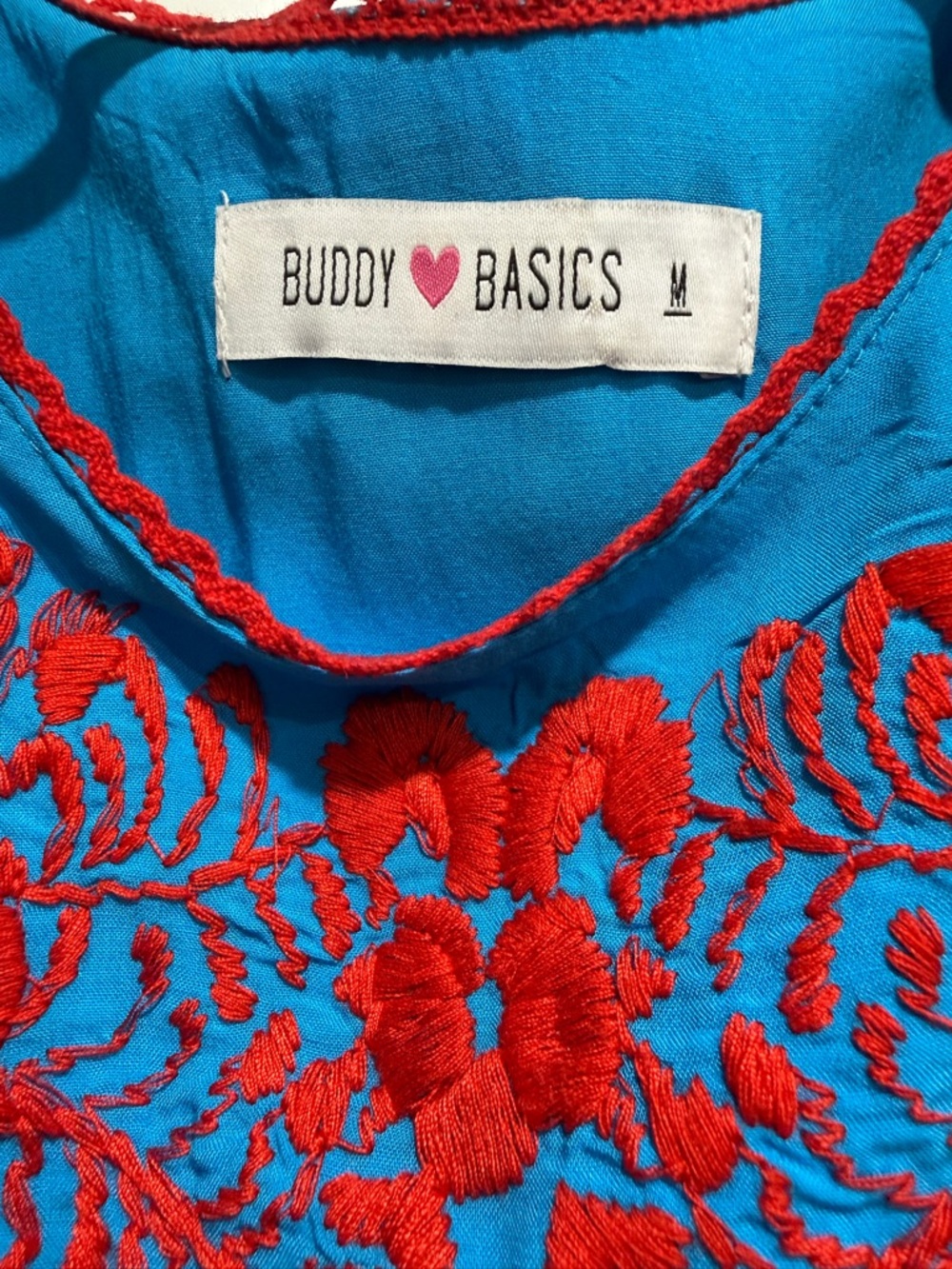 Buddy Basics Blue Tunic & Red Fiesta Dress